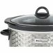 Brentwood SC-140S Scallop Pattern 4.5 Quart Slow Cooker, Stainless Steel - 1