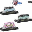 Auto Thentics 3 Cars Set Volkswagen USA Models WITH CASES 1/64 Diecast Model Cars by M2 Machines