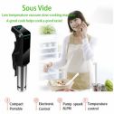 Sous Vide Cooker,Thermal Immersion Circulator, Ultra-quiet Water Sous Vide Cooker, with Accurate Temperature Digital Timer, Stainless Steel