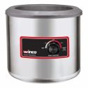 Winco FW-7R250, 7 Quart Electric Round Food Warmer, Commercial Buffet Portable Steam Food Cooker, ETL Listed