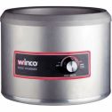 Winco FW-11R250, 11 Quart Electric Round Food Warmer, Commercial Buffet Portable Steam Food Cooker, ETL Listed