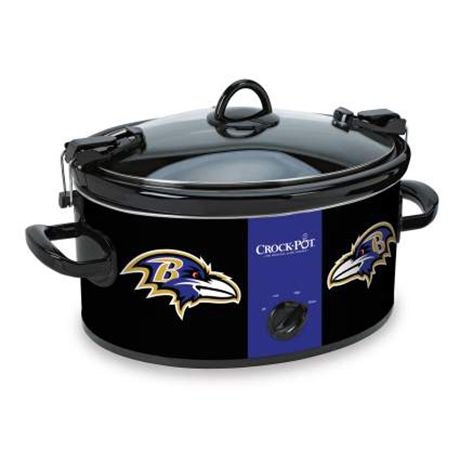 Crock-Pot (SCCPNFL600-BR) 6-Quart Baltimore Ravens Slow Cooker Reviews ...