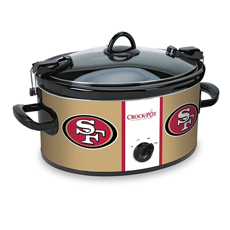 Crock-Pot (SCCPNFL600-SF) NFL San Francisco 49ers 6-Quart Slow Cooker ...