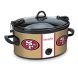 Crock-Pot (SCCPNFL600-SF) NFL San Francisco 49ers 6-Quart Slow Cooker - 0
