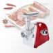 Heavy Duty Electric Meat Grinder and Sausage Stuffer Maker with Handle Home Commercial Use Food Meat Processor Machine Include 4 Cutting Plates Kitchen Tool UL Certificated-Red - 0