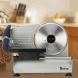 ZOKOP 7.5" Commercial Stainless Steel Semi-Auto Belt Meat Slicer, Cheese Food Electric Deli Slicer Veggies Cutter - 0