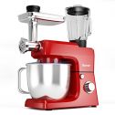 Costway (EP24503RE) 3-in-1 Multi-functional Stand Mixer Meat Grinder Blender Sausage Stuffer