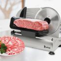 Ktaxon 150W 7.5" Blade Electric Meat Slicer Cheese Deli,Semi-automatic Belt Meat Food Cutter Kitchen Home