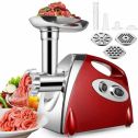 Electric Meat Mincer Grinder and Sausage Maker Kitchen, Powerful 2800 Watt Copper Motor with Handle