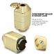 Easy Grinder Electric Herb Grinder Rechargeable Li-Ion Battery Detachable Storage Case (Gold) - 1