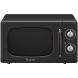 Magic Chef 0.7-Cu. Ft. 700W Retro Countertop Microwave Oven in Black - 0