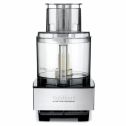Custom 14-Cup 2-Speed Brushed Black Stainless Steel Food Processor with Pulse Control