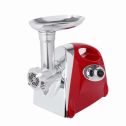 Electric Meat Grinder 800W Max Heavy Duty Meat Mincer Sausage Stuffer With Handle, Red