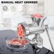 Willstar High Quality Household Portable Single Function Hand-cranked Meat Grinder and Sausage Filling Machine Meat Grinder Mincer Pasta Machine - 1
