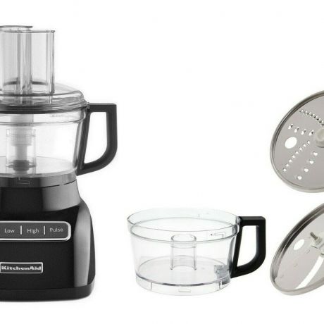 Kitchenaid Kfp Ob Cup Exact Slice Food Processor Onyx Black Certified Refurbished Reviews