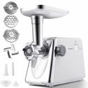 GHP 1300W Stainless Steel Multi-Purpose Grater Detachable Tube Electric Meat Grinder