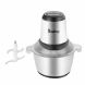 ZOKOP US Standard ALW-FC38SS Two Files 110V 300W Household Electric Stainless Steel One-Button Meat Grinder / Mixer 2L 304 Stainless Steel Cup - 2