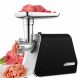 2000W Max Electric Meat Grinder with 3 Stainless Grinding Plates and Sausage Filling Tubes Heavy Duty Powerful Meat Mincer for Home Use Fast and Effortless for All Meats - 0