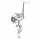 Manual Meat Mincer Grinder Sausage Mince Food Maker Kitchen Metal Sausage Stuffer Tool (Silver TB-5) - 0