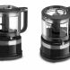 KitchenAid KFC3516OB 3.5 Cup Mini Food Processor, Onyx Black (Certified Refurbished) - 0