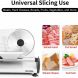 ZOKOP Meat Slicer Electric Deli Food Slicer with Child Lock Protection, Removable 7.5â€™â€™ Stainless Steel Blade and Food Carriage, Adjustable Thickness Food Slicer Machine for Meat, Cheese, Bread - 2