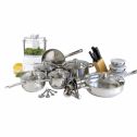 Freedom 32-pc Stainless Kitchen Ensemble with Cuisinart Mini Food Processor