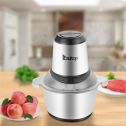ZOKOP Meat grinder ALW-FC38SS Two Files 110V 300W Household Electric Stainless Steel One-Button Meat Grinder / Mixer 2L 304 Stainless Steel Cup US Standard