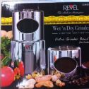 Revel CCM101CP Chrome Wet and Dry Coffee/Spice/Chutney Grinder with Extra Cup, 110-volt