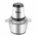 ZOKOP Household Electric Stainless Steel One-Button Meat Grinder / Mixer 2L Stainless Steel Cup