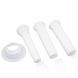 3pcs/set Meat Grinder Sausage Stuffer Filling Tubes Handmade Sausage Maker Funnels Kitchen Tools - 2