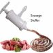 New Manual Meat Sausage Machine Filler Stuffer Sausage Salami Maker And Funnel Hand - 0