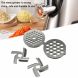 Akoyovwerve 4-Piece Set Meat Grinder Household Steel Alloy Meat Chopper Grinding Spare Part Accessories For Quick Meat Mince - 2