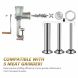 Akoyovwerve 3PCS Electric Meat Grinder Sausage Stuffer Tubes With Funnels Attachment - 2