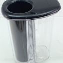 8212254, Onyx Black Double Feed Pusher fits Whirlpool KitchenAid Food Processor