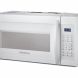 Insignia NS-OTR16WH9 - Microwave oven - over-range - 1.6 cu. ft - 1000 W - white with built-in exhaust system - 0