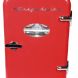 Frigidaire Portable Retro 6-can Mini Fridge EFMIS129, Red - 0