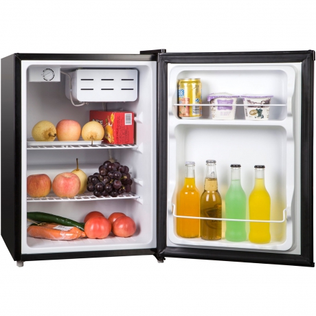 Magic Chef 2.4 Cu Ft Mini Refrigerator with Freezer MCBR240B1, Black ...