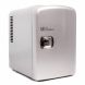 Uber Appliance UB-CH1 6-Can Portable Cooler/Warmer Mini Fridge, Silver - 0
