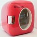 Uber Appliance UB-XL1 12-Can Retro Portable w/ Warmer Mini Fridge, Red - 1