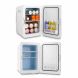 Mini Fridge 20Liter Compact Refrigerator, Quiet Portable AC/DC Powered Cooler and Warmer, Control Temperature Fridge for Bedroom, Office, Dorm, Car &ect - 3