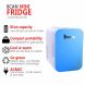 Ktaxon 6L Mini Fridge Electric Cooler and Warmer 110v AC/12V DC Portable Thermoelectric System, For Car/Home/Kichen/Junket/Outdoor, Blue - 3