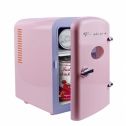 Frigidaire Retro Mini Compact Beverage Refrigerator Pink, 6 Can EFMIS129-PINK - Manufacturer  Refurbished