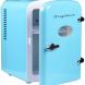 Frigidaire Portable Retro 6-can Mini Fridge EFMIS129-BLUE - Manufacturer Refurbished - 3
