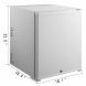 VEVOR 1.8cu.ftRefrigerator Compact Absorption Fridge w/ Lock Reversible Door - 1