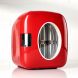 Compact Retro Fridge - Red - 0