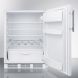 FF61 24 Freestanding Counter Height Refrigerator with 5.5 cu. ft. Capacity  Automatic Defrost  Adjustable Glass Shelves  Wine Shelf  Crisper and White Door/Pro Handle - 1