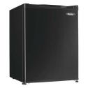 DANBY Refrigerator,Black,17-5/8in D,2.3 cu ft DAR023C1BDB