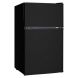midea whd-113fb1 compact reversible double door refrigerator and freezer, 3.1 cubic feet, black - 0