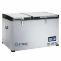 Gymax Compressor Refrigerator Portable Electric Car Freezer Refrigerator Cooler 84-Quart