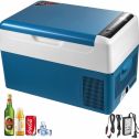 VEVOR 22L Portable Small Refrigerator 12/24V DC 110/240 AC Mini Fridge Freezer